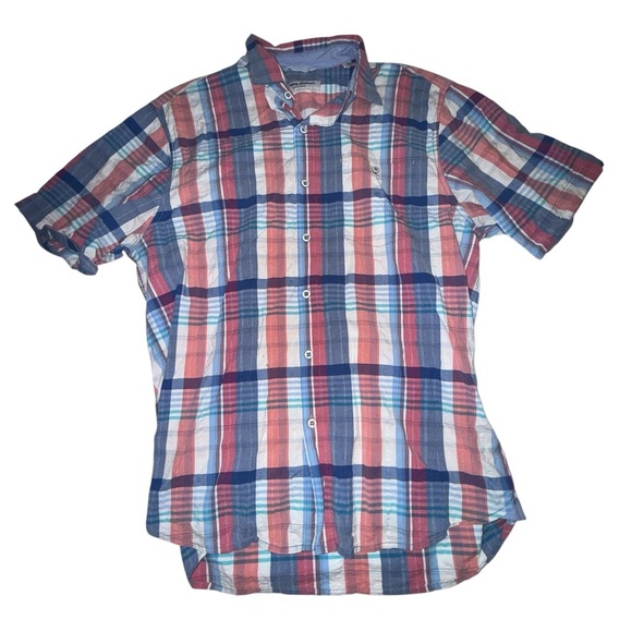 TOMMY BAHAMA Nova Wave Block Party Camp Shirt, Breaker - Picture 2 of 5